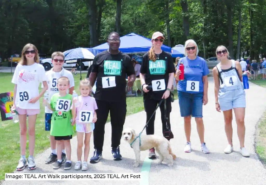 TEAL ART WALK FUNDRAISER